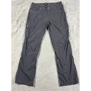 Kuhl Women's Hiking Pants Size 12 R Splash Roll Up Pant Convertible Outdoors